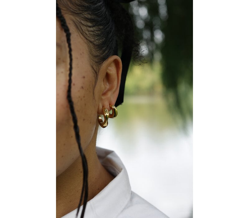 Organic Square Earrings