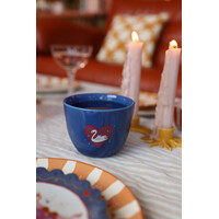 Large Night Blue Cup Swan