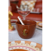 Large Brown Cup Leopard