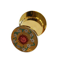 Golden Box Sun and Flowers