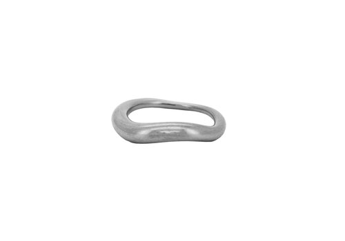 All the Luck in the World Small Organic Ring Silverplated