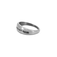 Round Basic With Zirconia Ring Silverplated