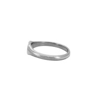 Small Heart Ring Silverplated