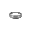 All the Luck in the World Round Basic Plain Ring Silverplated