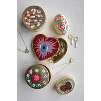 Brass Box Heart with Eye