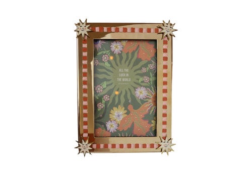 All the Luck in the World Brass Photo Frame Stars