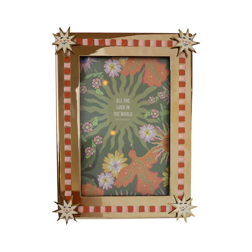 Brass Photo Frame Stars 