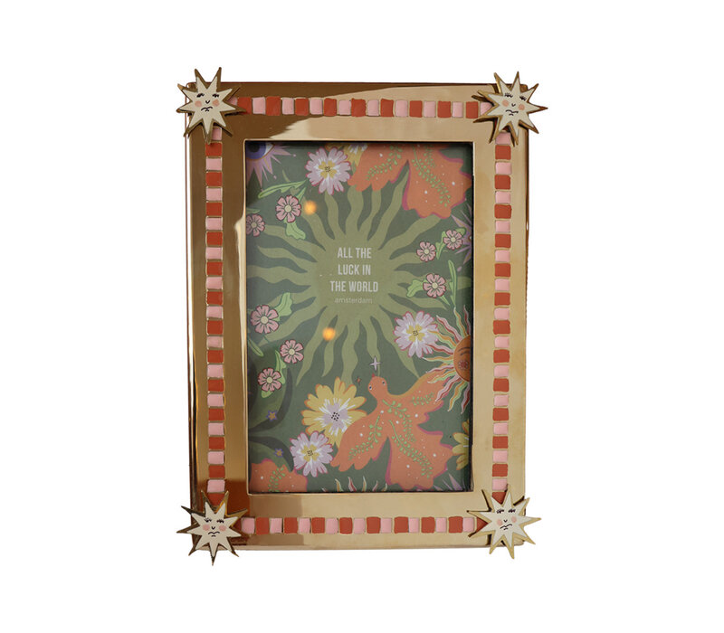 Brass Photo Frame Stars