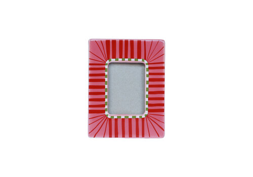 Photoframe Polaroid Pink Stripes