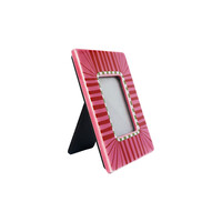 Photoframe Polaroid Pink Stripes