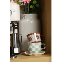 Mug Stars and Waves Brown