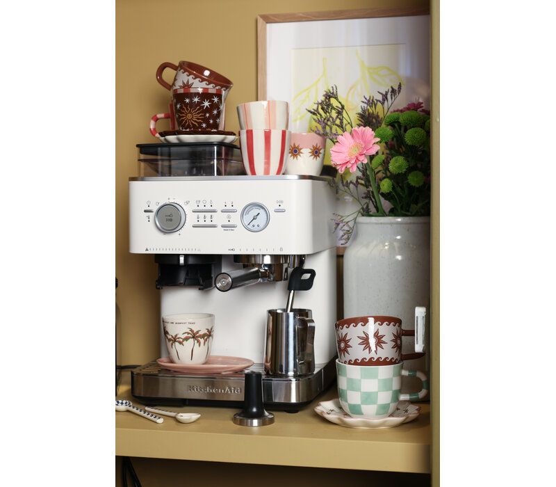 Cup Stars with Pink Stripe