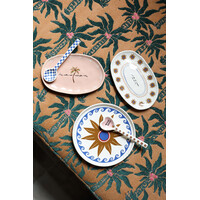 Oval Plate Palmtree and Midnight Talks