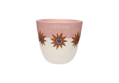 Cup Stars with Pink Stripe