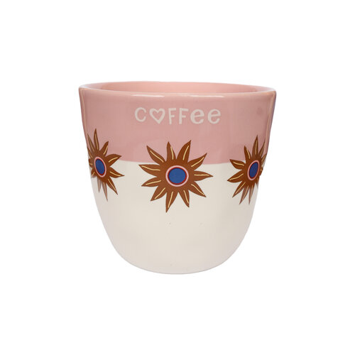 Cup Stars with Pink Stripe 