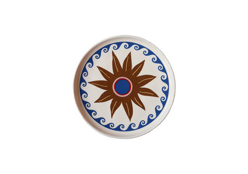 Serveerbord Ster met Blauwe Golven