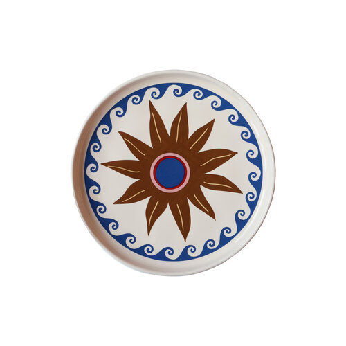 Serveerbord Ster met Blauwe Golven 