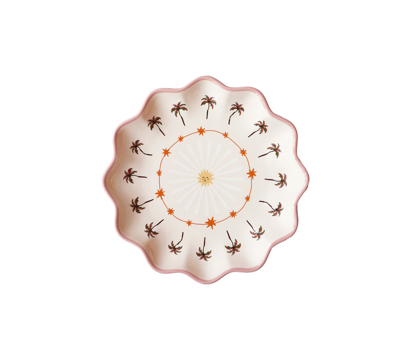 Klein Bordje Palmbomen