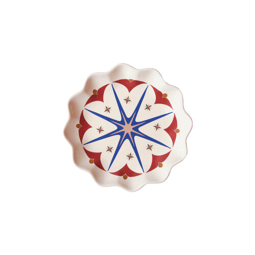 Small Plate Big Blue Star 