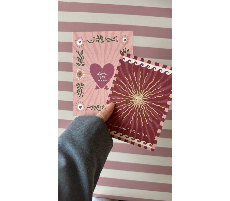 Card - Love you more