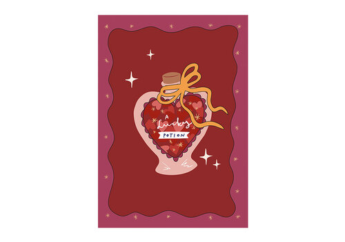 All the Luck in the World Card - A Lucky Potion