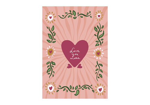 All the Luck in the World Kaart - Love you more