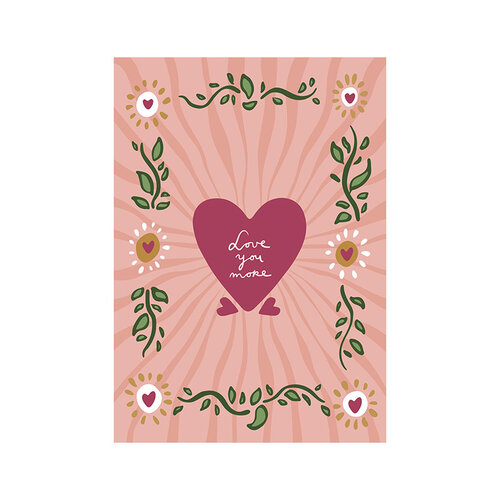 Card - Love you more 