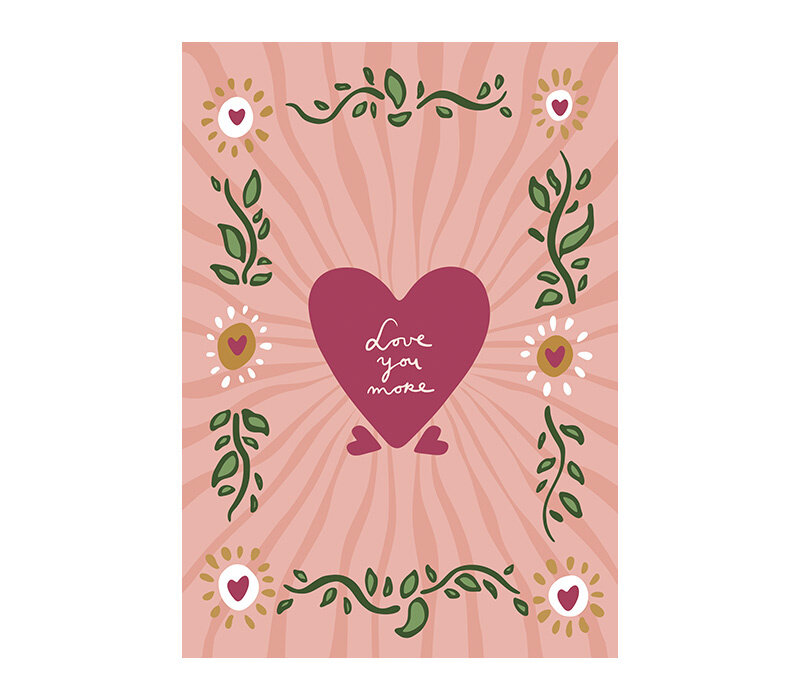 Card - Love you more