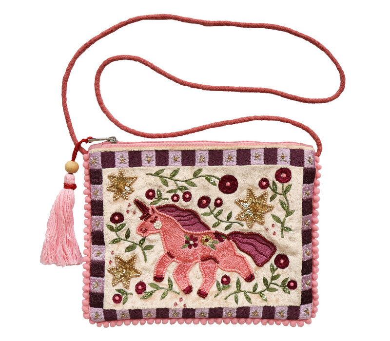 Beaded Sling Bag - Unicorn