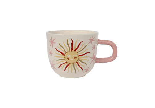 Mug Sun with Pink Stars