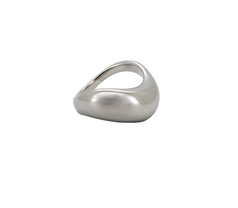 Grote Organic Ring Silverplated