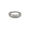 All the Luck in the World Ronde Basic Plain Ring Silverplated