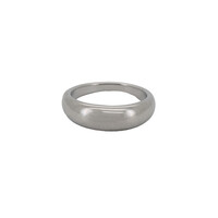Ronde Basic Plain Ring Silverplated
