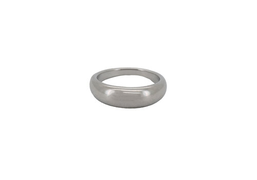All the Luck in the World Ronde Basic Plain Ring Silverplated