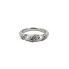 All the Luck in the World Twisted With Zirconia Ring Silverplated