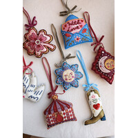 Ornament Blauwe Bloem