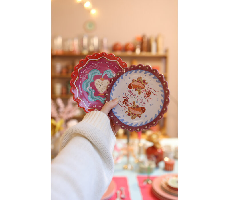 Zodiac Plate Aquarius