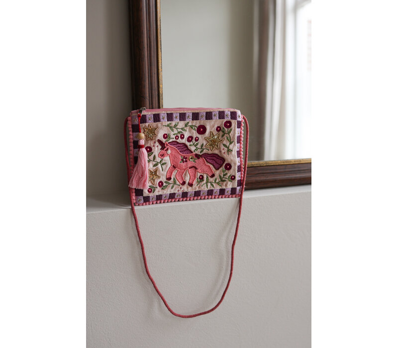 Beaded Sling Bag - Unicorn