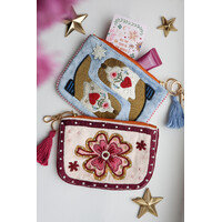 Small Beaded Pouch - Lucky Clover