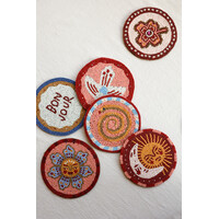 Onderzetter Zon en Maan