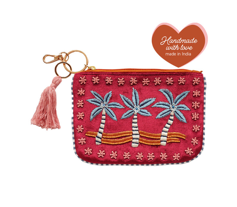 Kleine Kralen Etui - Palmbomen