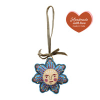 Ornament Blue Flower