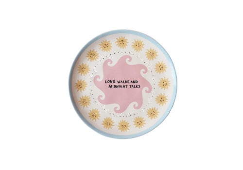 Bord "Long Walks and Midnight Talks"