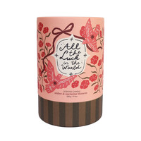 Amber Nectarine Blossom Scented Candle (280 Gr)