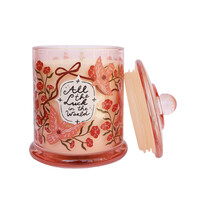 Amber Nectarine Blossom Scented Candle (280 Gr)
