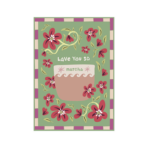 Card - Love You So Matcha 