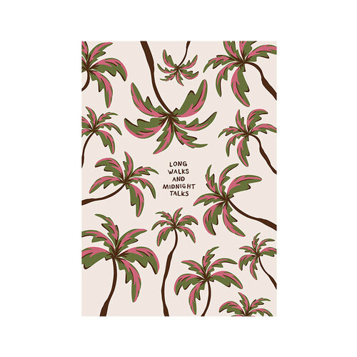 Card - Long Walks And Midnight Talks 