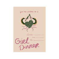 Card - Girl Dinner