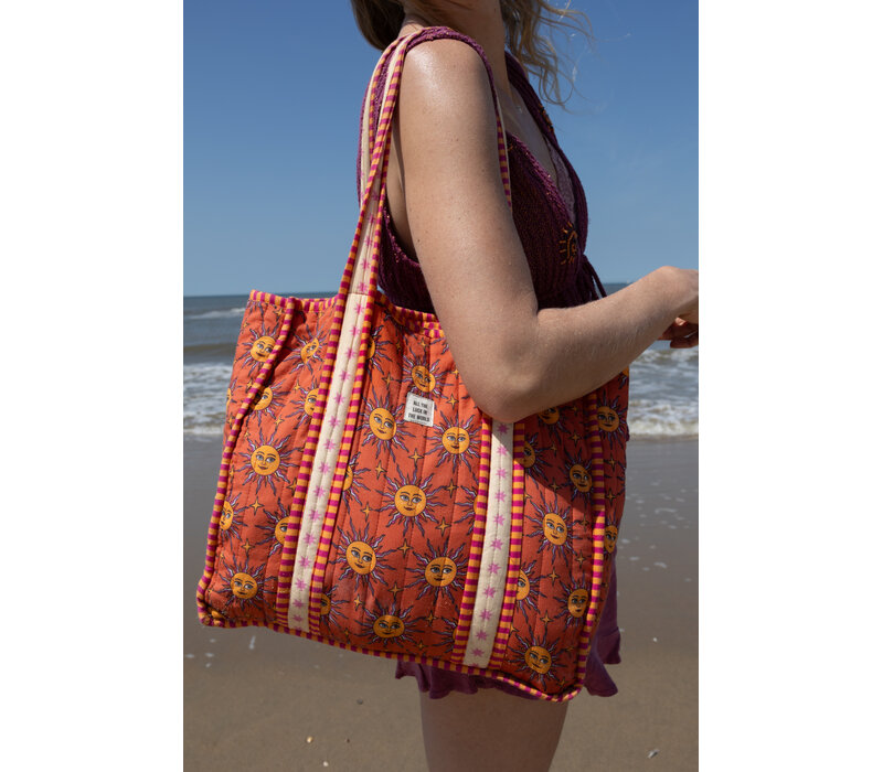 Oranje Tote Bag Zonnen