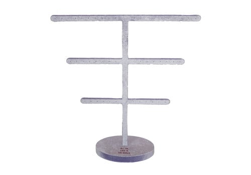 All the Luck in the World Lilac Velvet Earring Display